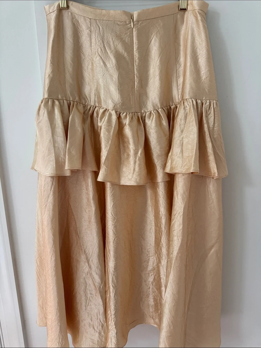 NWT J Crew Collection ruffle-tier midi skirt Size 4